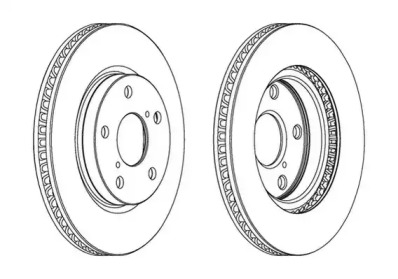 Тормозной диск JURID 563086JC
