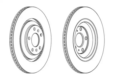 Тормозной диск JURID 563095JC
