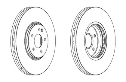 Тормозной диск JURID 563103JC-1