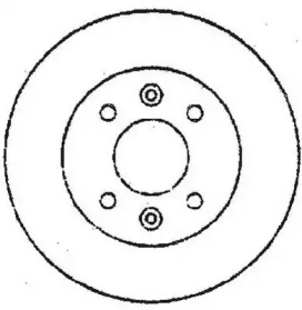 Тормозной диск JURID 561345JC