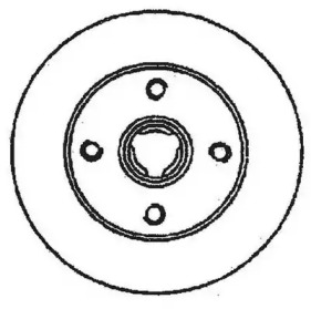 Тормозной диск JURID 561460JC