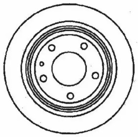 Тормозной диск JURID 561477JC