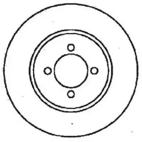 Тормозной диск JURID 561375JC