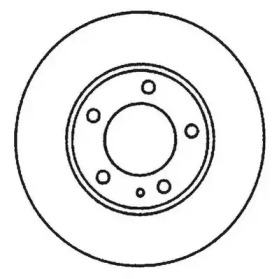 Тормозной диск JURID 561967JC