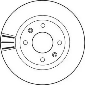 Тормозной диск JURID 562128JC