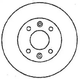 Тормозной диск JURID 561510J