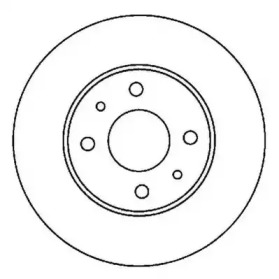 Тормозной диск JURID 562024JC