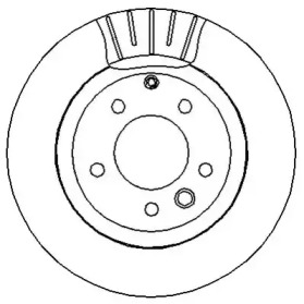 Тормозной диск JURID 562325J