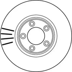 Тормозной диск JURID 562145JC
