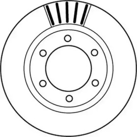 Тормозной диск JURID 562168JC