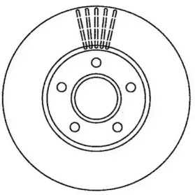 Тормозной диск JURID 562251JC