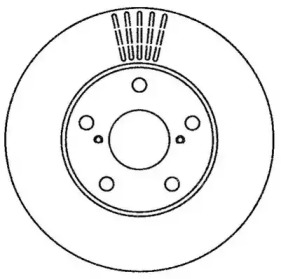 Тормозной диск JURID 562269J