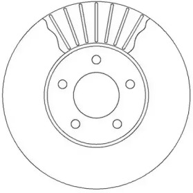 Тормозной диск JURID 562292JC