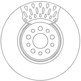 Тормозной диск JURID 562394JC