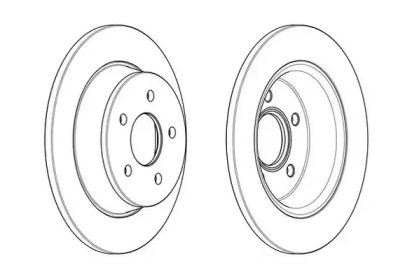 Тормозной диск JURID 562655JC