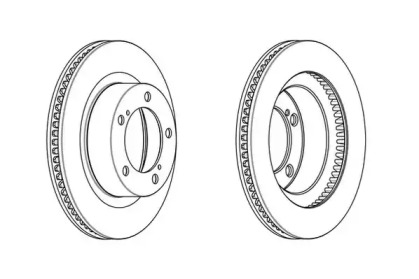 Тормозной диск JURID 562887JC-1