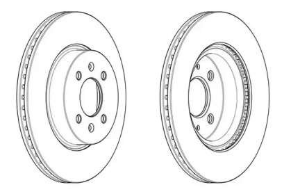 Тормозной диск JURID 562944JC