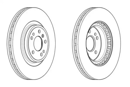 Тормозной диск JURID 563002JC-1