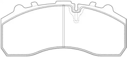 Комплект тормозных колодок JURID 2910815390