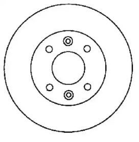 Тормозной диск JURID 561081J