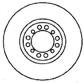 Тормозной диск JURID 561157J