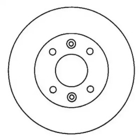 Тормозной диск JURID 561182J