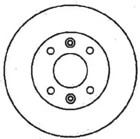Тормозной диск JURID 561252JC