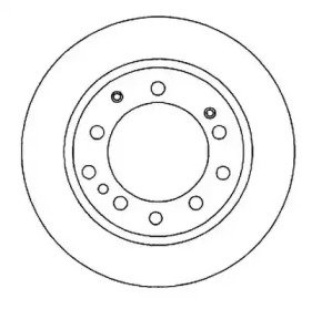 Тормозной диск JURID 561295J