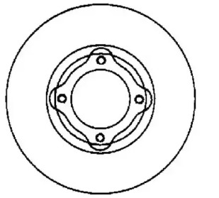 Тормозной диск JURID 561539J