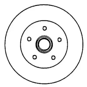 Тормозной диск JURID 561567J