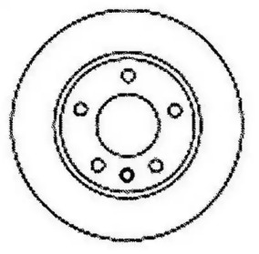 Тормозной диск JURID 561610JC
