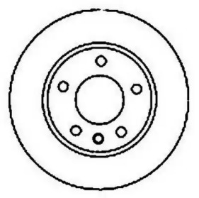 Тормозной диск JURID 561631J