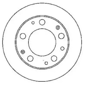 Тормозной диск JURID 561753J
