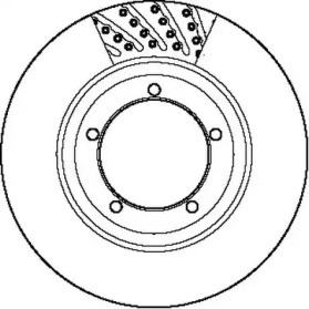 Тормозной диск JURID 561800J