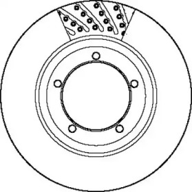 Тормозной диск JURID 561801J