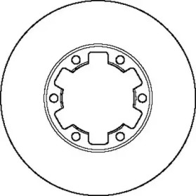 Тормозной диск JURID 561998JC