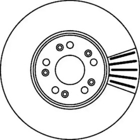 Тормозной диск JURID 562023J
