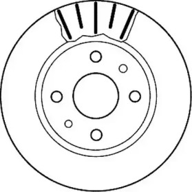 Тормозной диск JURID 562122J