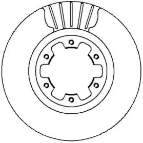 Тормозной диск JURID 562279J