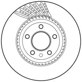 Тормозной диск JURID 562616JC