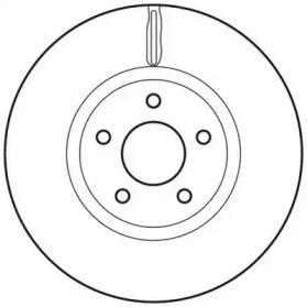 Тормозной диск JURID 562624JC
