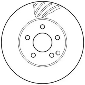 Тормозной диск JURID 562627JC
