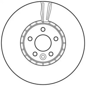 Тормозной диск JURID 562672JC