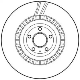 Тормозной диск JURID 562696JC