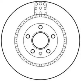 Тормозной диск JURID 562735JC
