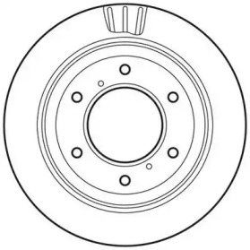 Тормозной диск JURID 562777JC
