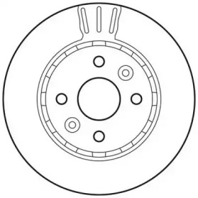 Тормозной диск JURID 562787JC