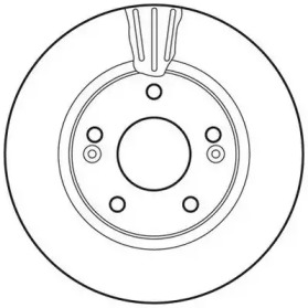 Тормозной диск JURID 562789JC