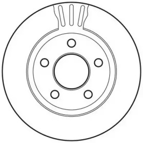 Тормозной диск JURID 562802JC