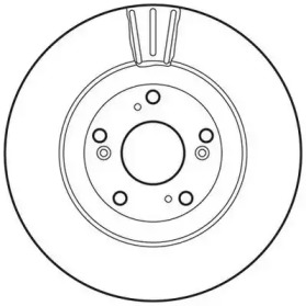 Тормозной диск JURID 562807JC